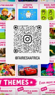 QR code for the Fairies 4 Africa Instagram account